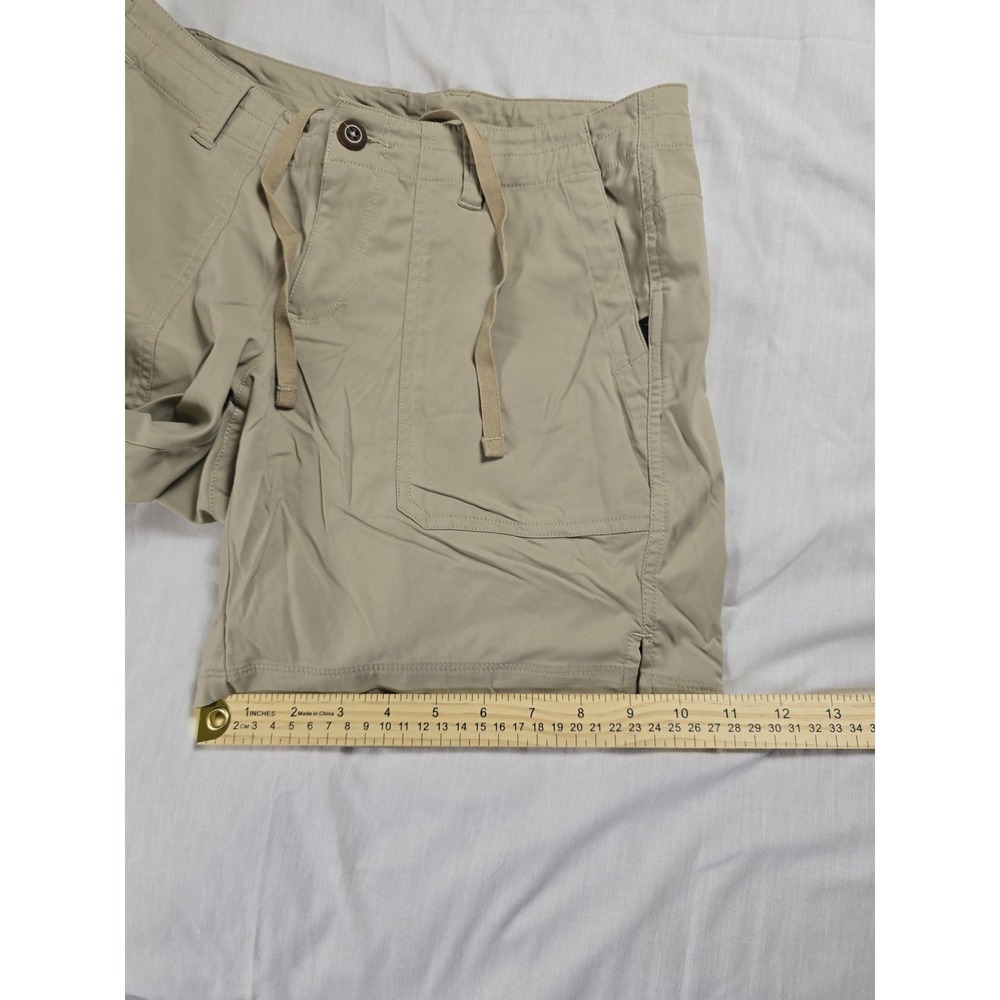 The North Face Cargo Shorts Womens 4 Beige Nylon Stretch Hiking Outdoor Summer - Picture 7 of 12
